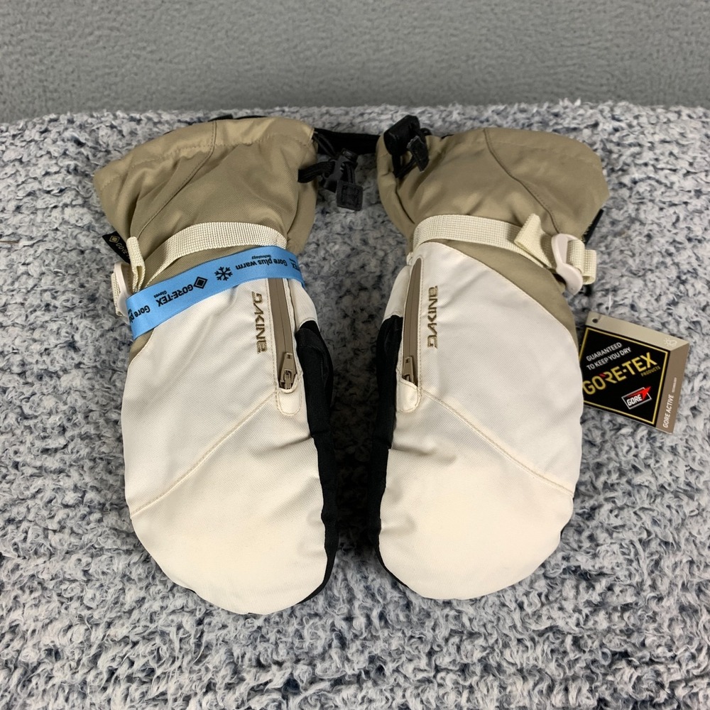 NWT Dakine Sequoia Gore-Tex Mitt Women's M/7 Turtle Dove/Stone‎ Plus Warm Gloves